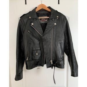 Vintage Real Leather Moro Jacket
